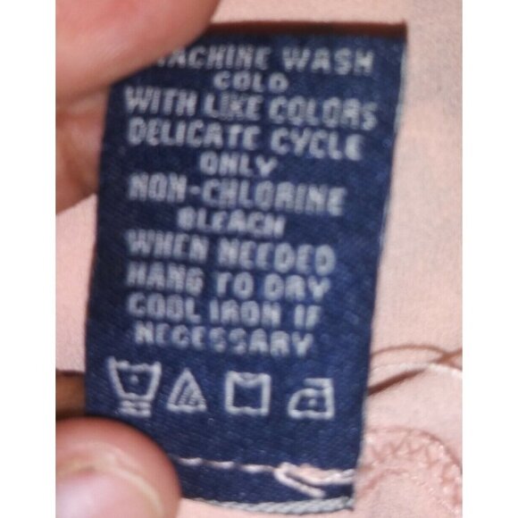 Womens dress floral cold shoulder sheath Stretch Sz M peachy Pink Max Edition - Picture 11 of 11